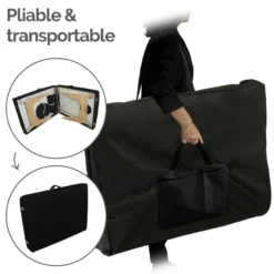 Table de massage 2z Bois noir