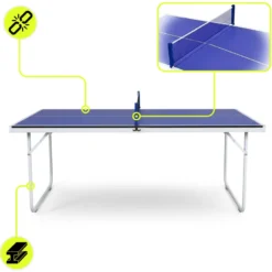 Table de ping-pong hypermotion pliable portable avec accessoires complets