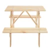 Table enfant en bois 81x60xh50 cm - timbela m012-1