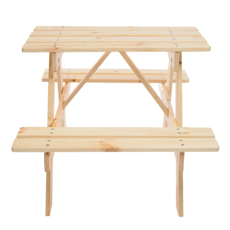 Table enfant en bois 81x60xh50 cm - timbela m012-1