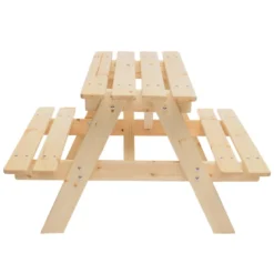 Table enfant en bois 81x60xh50 cm - timbela m012-1