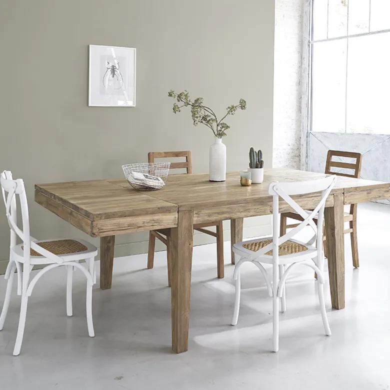 Table en teck recyclé 8 à 10 pers
