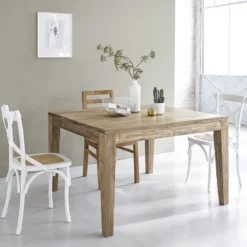 Table en teck recyclé 8 à 10 pers