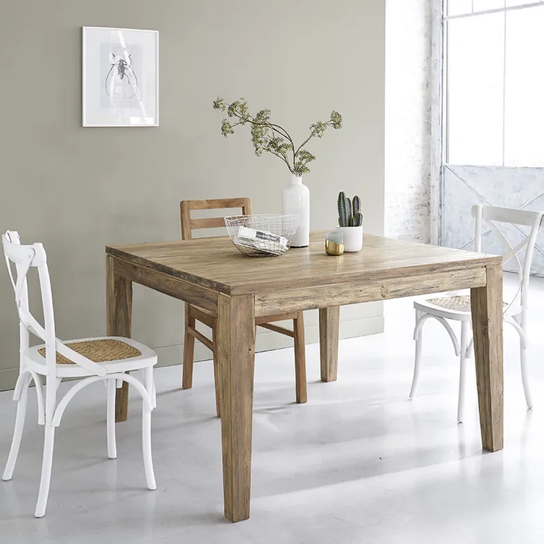 Table en teck recyclé 8 à 10 pers