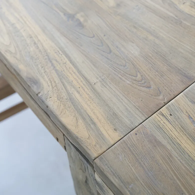 Table en teck recyclé 8 à 10 pers