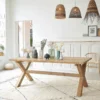 Table en teck recyclé 6 pers