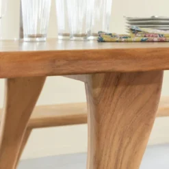 Table haute bois d'acacia