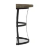 Table haute bois marron - flavine