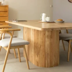 Table à manger bois acacia