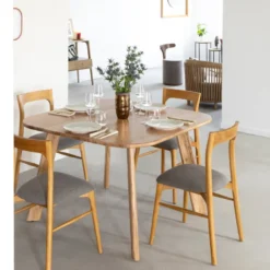 Table à manger en bois acacia flora