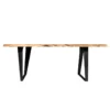 Table à manger en bois d'acacia 200 cm