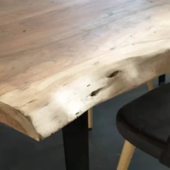 Table à manger en bois d'acacia 200 cm