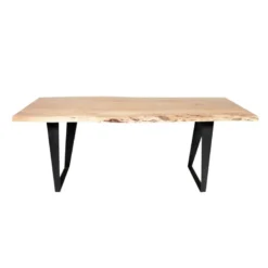 Table à manger en bois d'acacia 200 cm