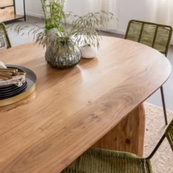 Table à manger en bois d'acacia paulo