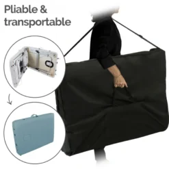 Table massage pliante 2 zones