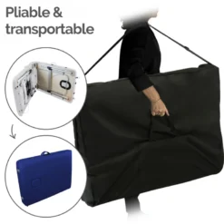 Table massage pliante 2 zones