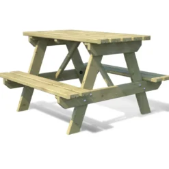 Table piquenique enfant bois traité aure