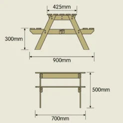 Table pique-nique pour enfant
