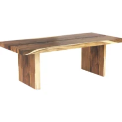 Table rectangulaire 10 personnes en bois de suar 240 cm - tanah