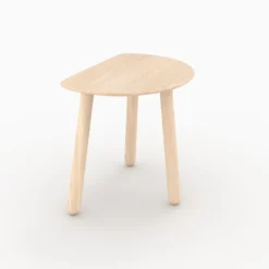 Tables gigognes en bois de frêne effet blanchi - montaine