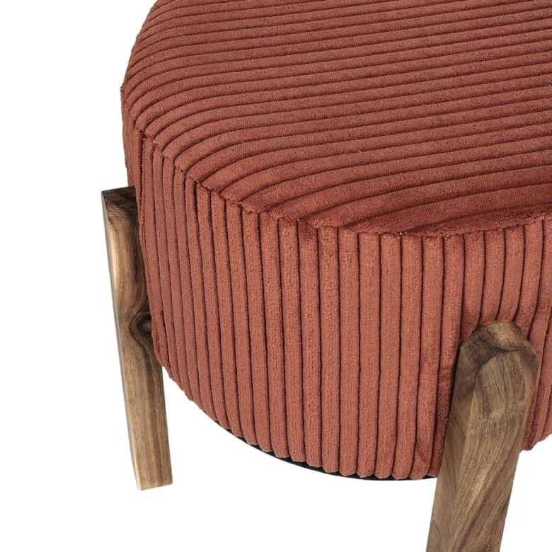 Tabouret côtelé