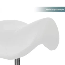 Tabouret ergonomique - blanc