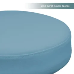 Tabouret rond à roulettes