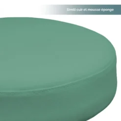 Tabouret rond à roulettes