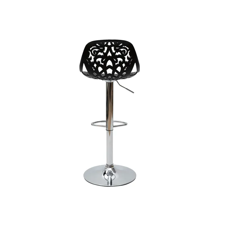 Tabourets de bar avec motif baroque noir (lot de 2) barocca
