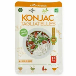 Tagliatelles de konjac bio faibles calories fibres japon 150g
