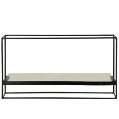 Étagère métal noir h.35cm