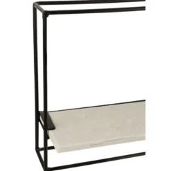 Étagère métal noir h.35cm