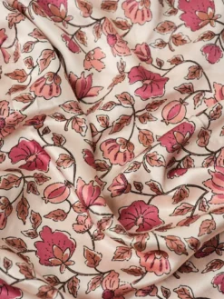 Taie d'oreiller 100% pure soie de mûrier - fleuri Multicolore