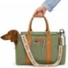 Tails of glory sac de transport vert pour chien jusqu’à 8 kg chic et pratique
