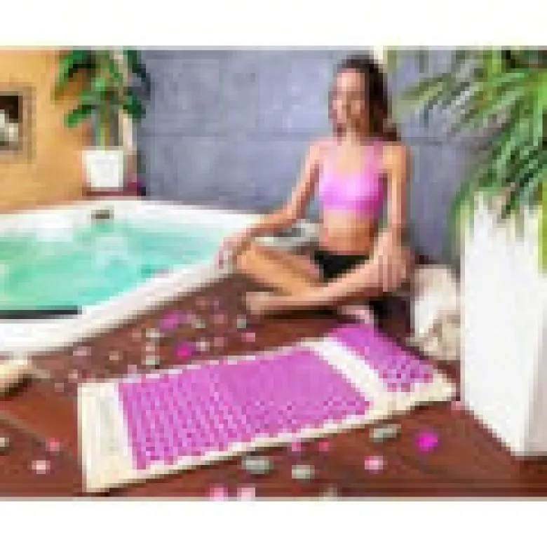 Tapis acupression + coussin ferme bio