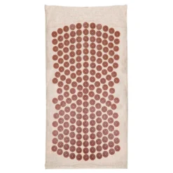 Tapis d'acupression yantra coton et lin