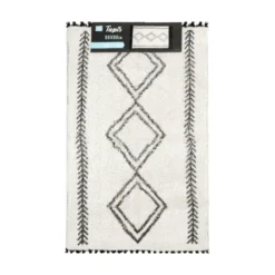 Tapis de bain 50x80cm freya blanc 100%co