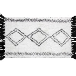 Tapis de bain 50x80cm freya blanc 100%co