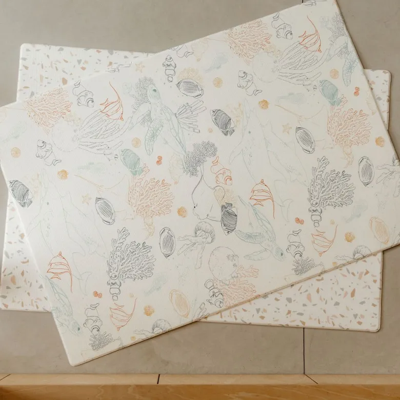 Tapis de jeu xl - le coquillage