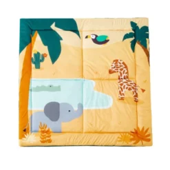 Tapis de parc réversible jungle