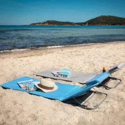 Tapis de plage - framboise