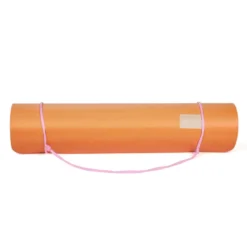 Tapis de yoga antidérapant 5 mm pour pilates étirements relaxation et fitness Rose