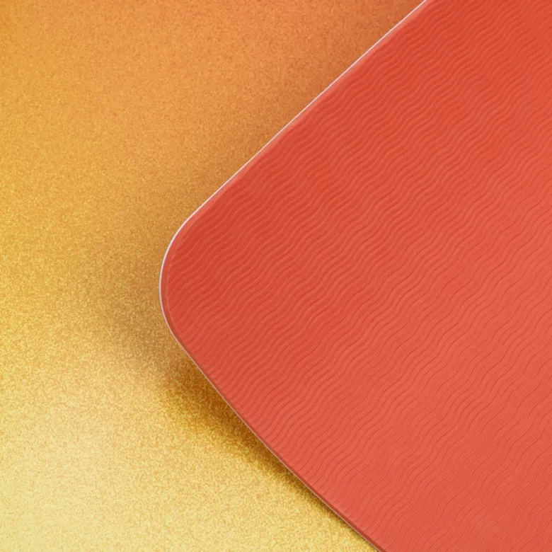 Tapis de yoga antidérapant 5 mm pour pilates étirements relaxation et fitness Jaune