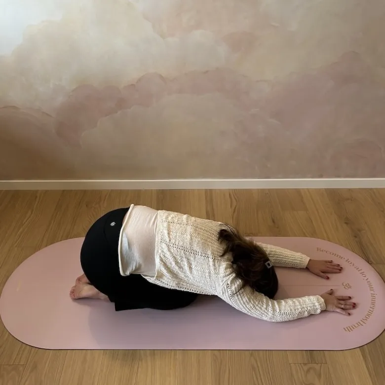 Tapis de yoga antidérapant star mantra malabar or