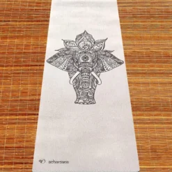 Tapis de yoga chanvre eléphant