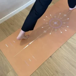 Tapis de yoga et fitness performance surya ocre