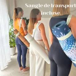 Tapis de yoga et fitness performance gingko