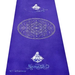 Tapis de yoga épais 6mm namasté indigo