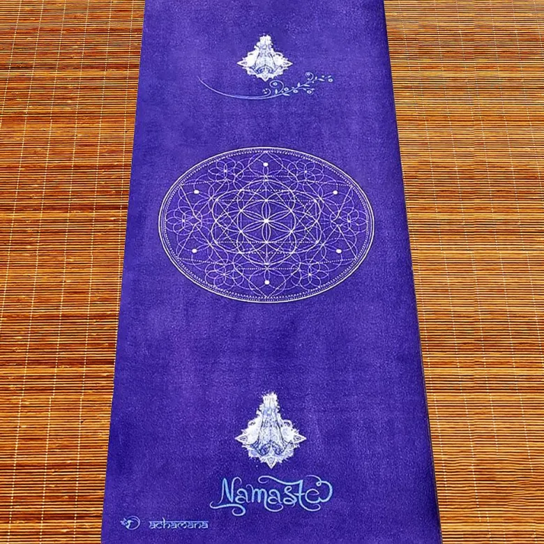Tapis de yoga épais 6mm namasté indigo