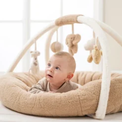 Tapis d'éveil avec arches teddy (90 cm)